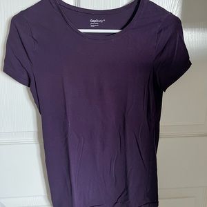 Purple GapBody Short Sleeve Crewneck Tee